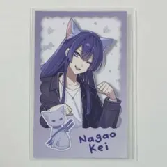 長尾景 わんにゃんdays vol.2 ランダムチェキ風カード にじさんじ