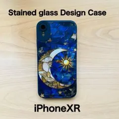 【iPhoneXR】ケース ステンドグラス風 印刷 プリントケース スマホケース