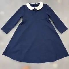 Samansa Mos2 Lagom ワンピース 紺色