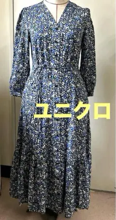 ユニクロ ワンピース レーヨン100%