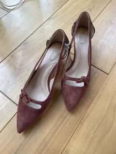 Cole Haan 赤茶色 ハイヒールパンプス 24.5㎝