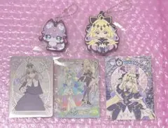 プリキュア アクリルキーホルダーとカード5点セット