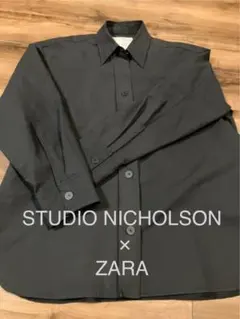 【廃盤】STUDIO NICHOLSON × ZARA 長袖シャツ Lサイズ