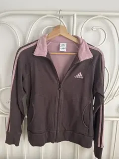 adidas トラックジャケット ブラウン ピンクのサムネイル