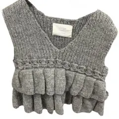 【値下げ可】crinkle crinkle crinkle ニットベスト
