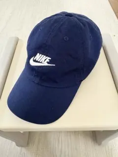 NIKE キャップ　ネイビー　白ロゴ