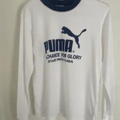 puma ロゴ tシャツ 長袖 白 kids 150