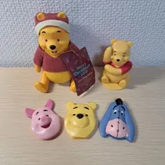 ディズニー くまのプーさん ストラップと根付 5個セット - メルカリ