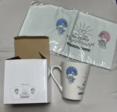 リゼロ 3coinsコラボ　マグカップとブックカバー