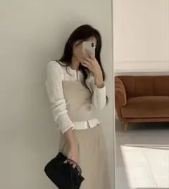 ounce 韓国 an robbon bustier ビスチェ キャミソールのサムネイル