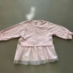 ピンクチュニックTシャツ80