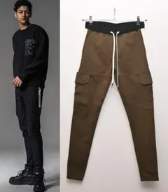 RESOUND CLOTHING スリムテーパード カーゴ トラックパンツ 1