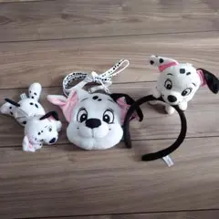 ディズニー　101匹わんちゃん　カチューシャ　パスケース　ポシェット　3点