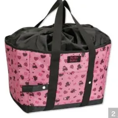 新品♡アベイル サンリオ ハローキティ 保冷お買い物バック ピンク ヒョウ柄