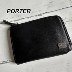 PORTER CURRENT パスケース コインケース サフィアーノ ブラック