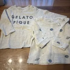 gelato pique ロンT２枚セット　グレー Tシャツ 70〜80