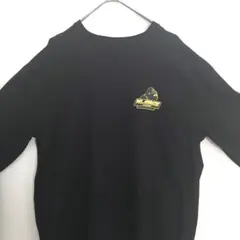X-LARGE エクストララージ ブラック 長袖カットソー バックプリント XL