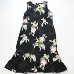 IOLANI イオラニ ハワイ製ロングワンピース L 花柄 ボタニカル リゾートのサムネイル