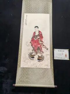 高野山伝来　仏画 掛軸 観音菩薩 密教 仏教美術 高野山伝来 仏画 掛軸 観音菩薩 密教 仏教美術 - メルカリ