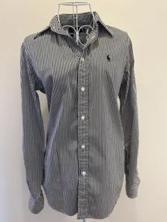 POLO RALPH LAUREN ストライプ長袖シャツ サイズ2 美品