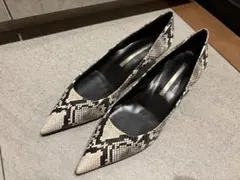 BRENTA パイソン柄 パンプス 36サイズ - メルカリ