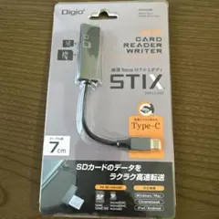 Digio STIX SD/microSDカードリーダー Type-Cのサムネイル