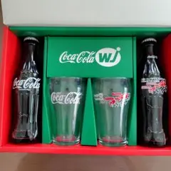 Coca-Cola ウエストジャパン誕生記念品 1999年製ボトルとグラスセットのサムネイル