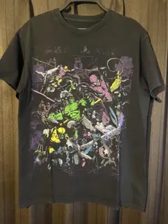 マーベルヒーロー　ブラックTシャツ