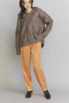 EAUTY&YOUTH UNITED ARROWS サテンドロースト パンツ