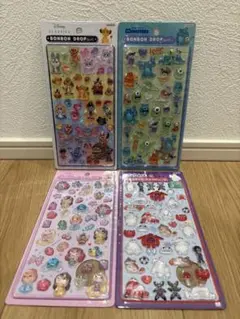 正規品　ボンボンドロップシール　ディズニー　4枚セット