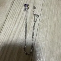 スワロフスキー*ハート　蝶々　ネックレス*シルバー