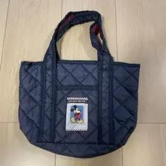 ミッキーマウス キルティング ミニトートバッグ