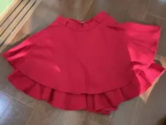 INGNI レッドフレアキュロットスカート