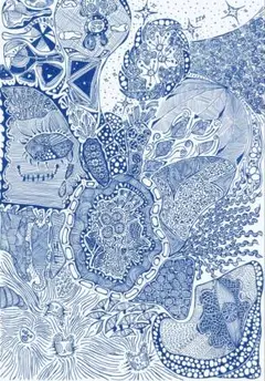 ペン画「ドウブツ」