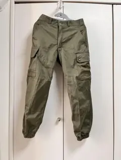 カーゴパンツ カーキ ユーロ古着 フランス軍　80s