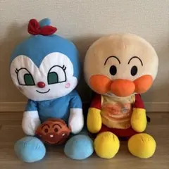 【BIG】アンパンマン コキンちゃん ぬいぐるみ 2体セット 大きい 子供用
