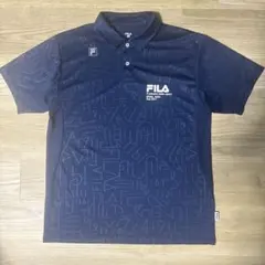 FILA ゴルフウェア ポロシャツ ネイビー Lサイズ