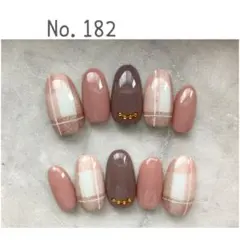 【オーダー】選べるチップ10種類★ ブランケット 茶色 もふもふ チェック