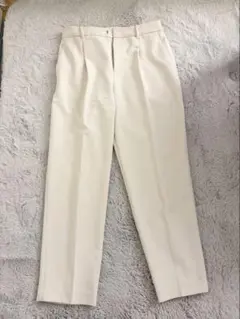 UNIQLO ユニクロ タックワイドパンツ オフホワイト L