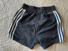 adidas 黒　ハーフパンツ 160