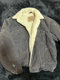 グレー ボアライニングジャケット