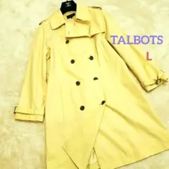 週末限定お値下げ【美品】TALBOTS レモンカラーのトレンチハーフコート(L)のサムネイル