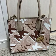マイケルコース　ハンドバッグ　MERCER トートバッグ　ベージュ