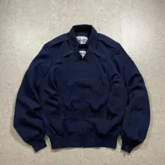 米軍DLAコントラクターサービスジャケット ネイビー38Lミリタリーブルゾン短丈