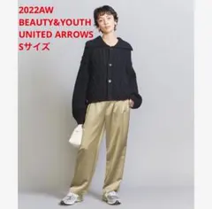 未使用＊BEAUTY&YOUTH UNITED ARROWS サテンパンツ 金S