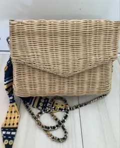 ZARA　カゴショルダーバッグのサムネイル