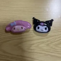 サンリオ　ぷっくりったいバッジ　マイメロディ　クロミ　2点