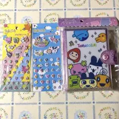 新品 正規品 たまごっち シール帳 カミオジャパン　シール2枚セット