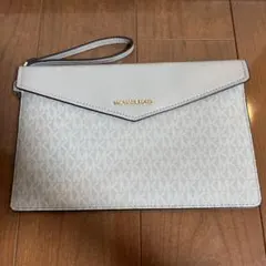 【未使用】MICHAEL KORS クラッチバッグ グレー