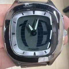 希少✨ FOSSIL フォッシル BIGTIC 棒人間 ピクトグラム y2k 青 - メルカリ
